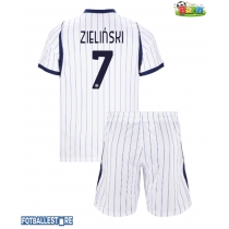 Inter Milan Piotr Zielinski #7 Bortedraktsett Barn 2026-27 Kortermet (+ Korte bukser)